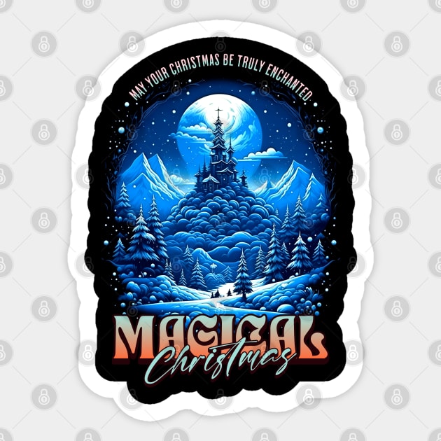 Magical Christmas V2 Sticker by TEENIE DESIGN